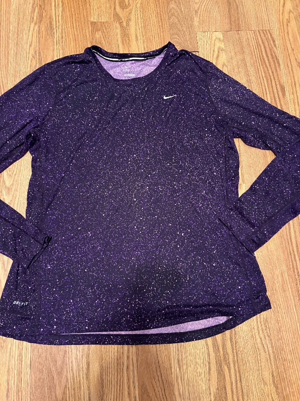Nike ladies purple l/s shirt XL